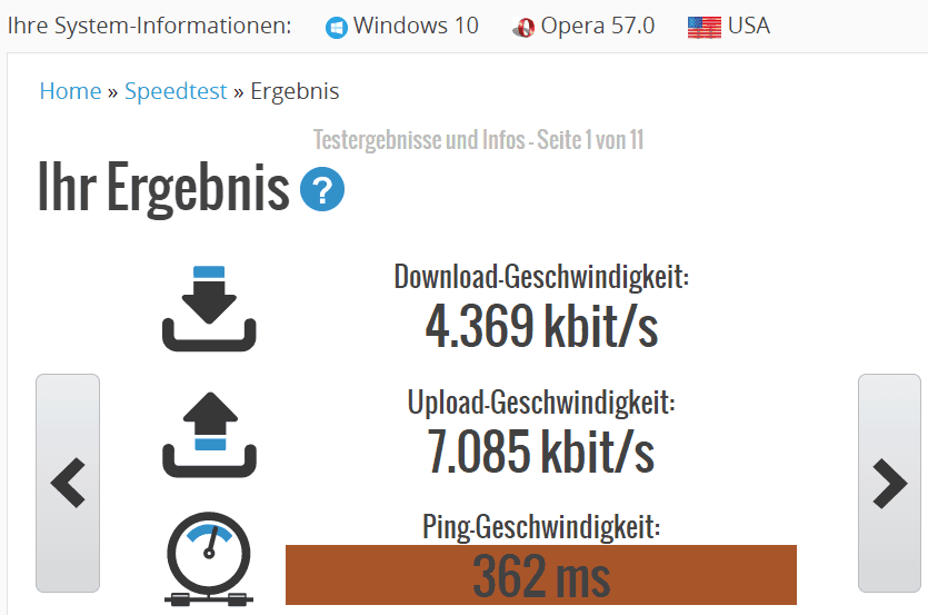 NordVPN – Speedtest USA 2