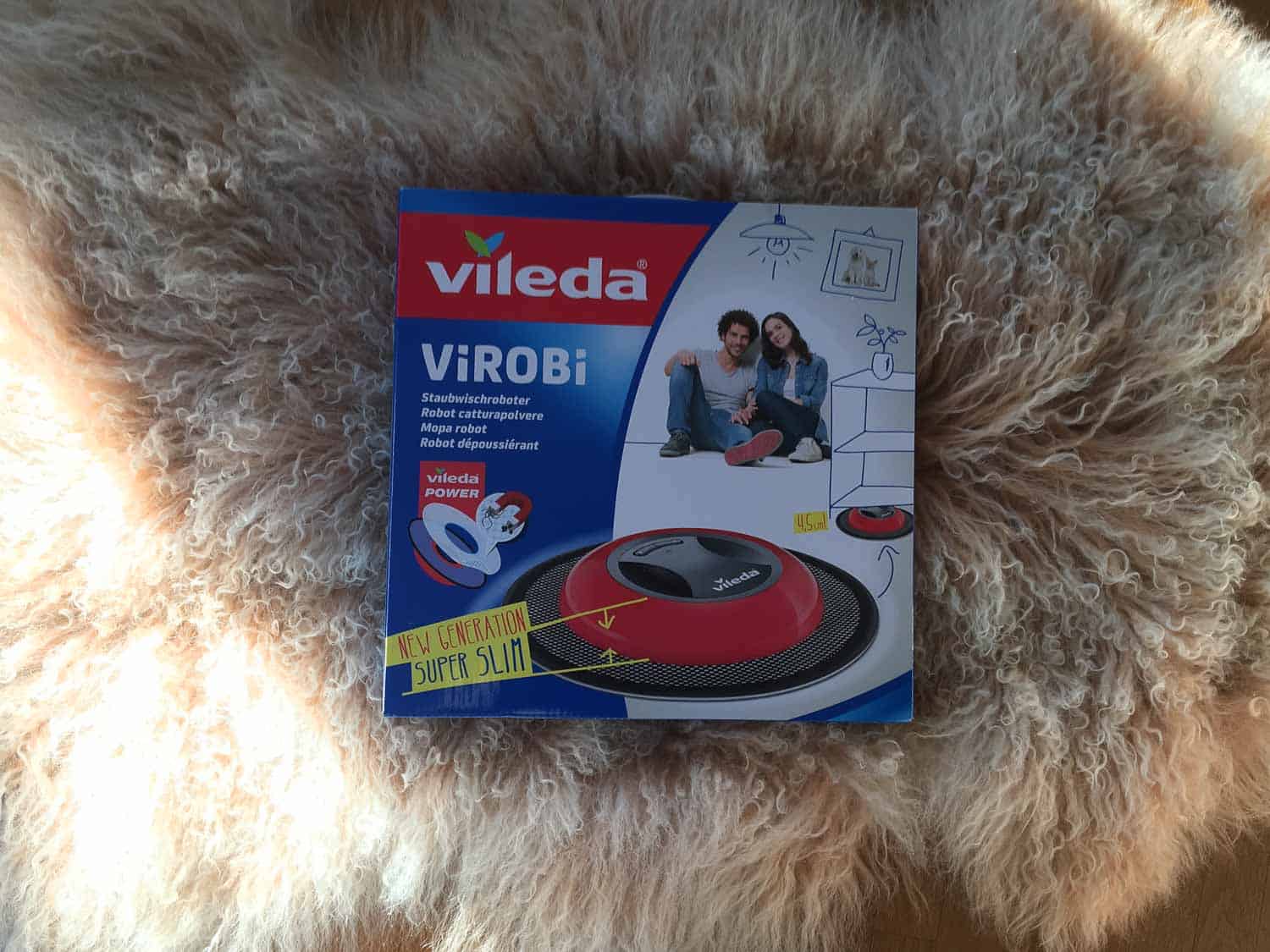 Vileda ViRobi Slim verpackt