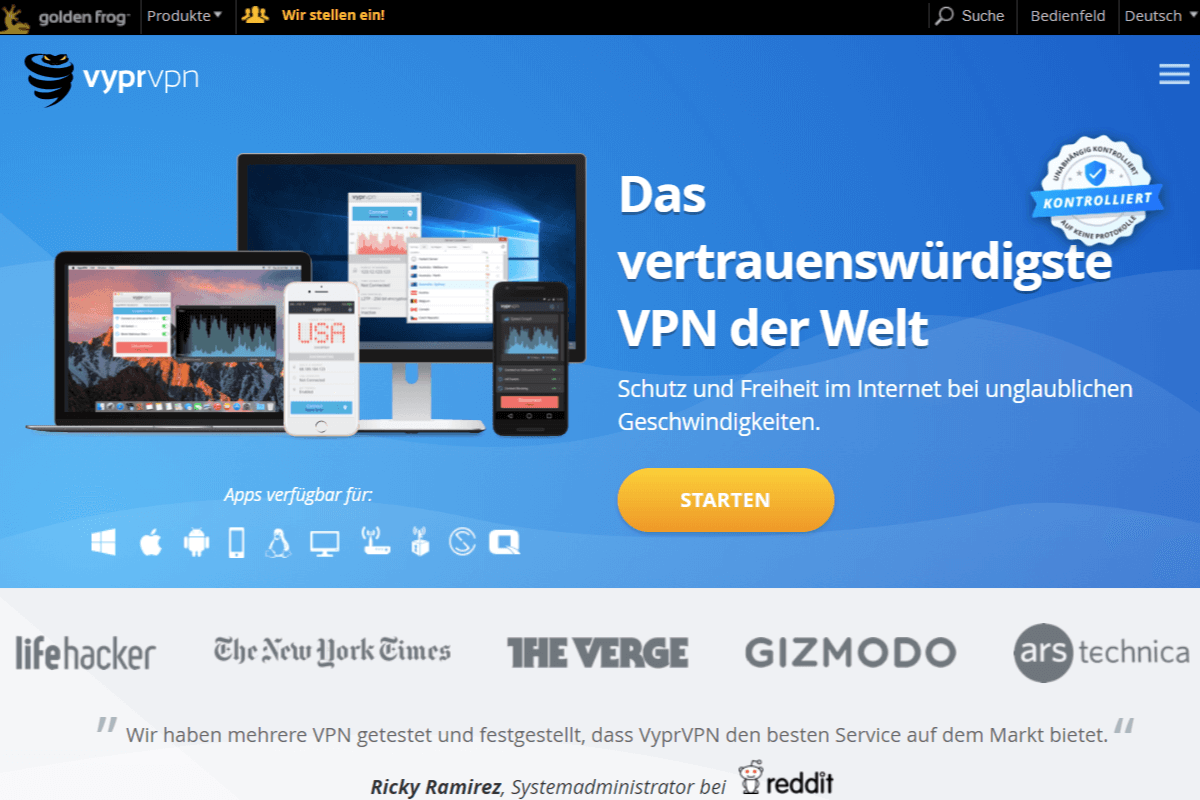 Provider Screenshot
