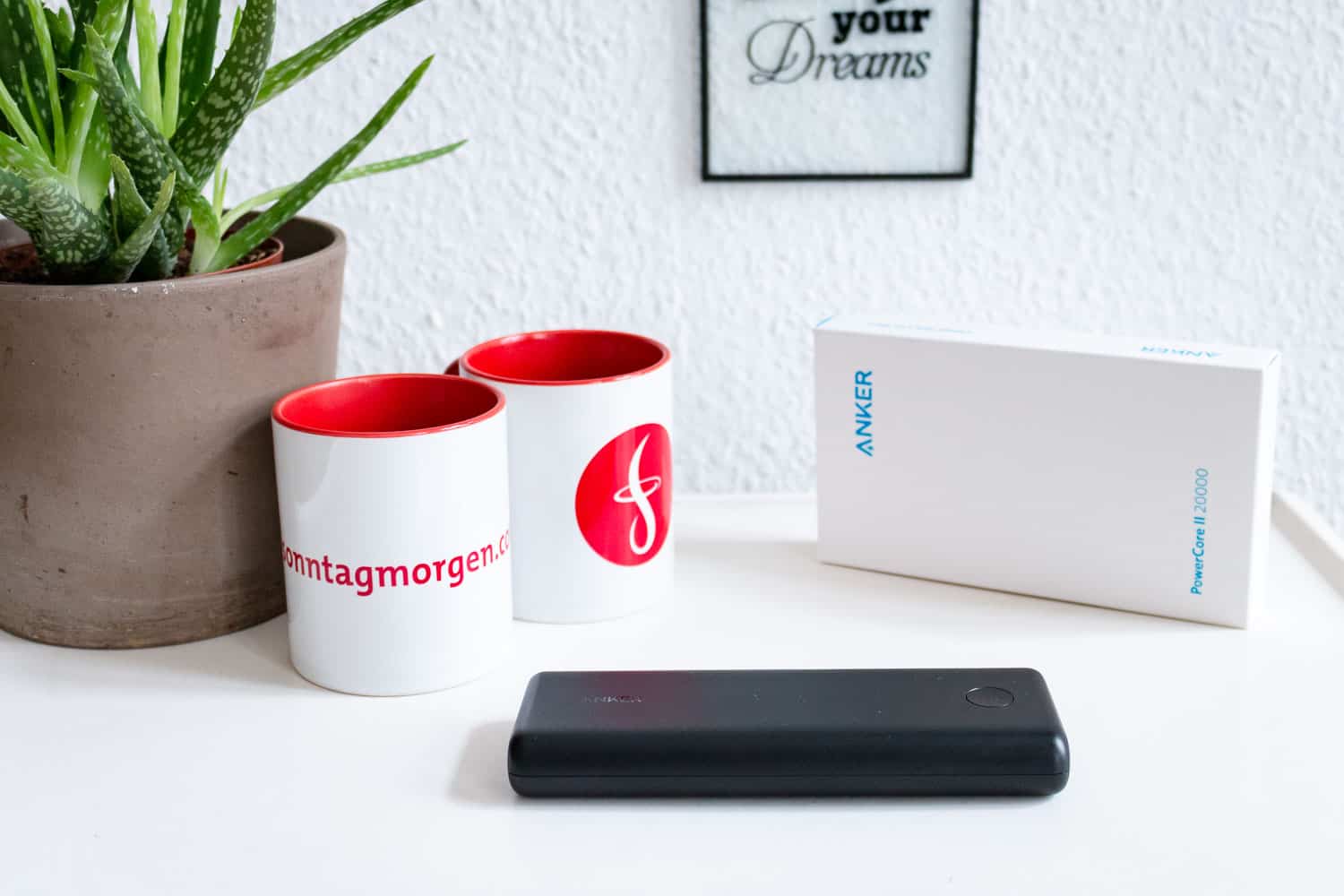 Anker PowerCore II 20000 Arrangement