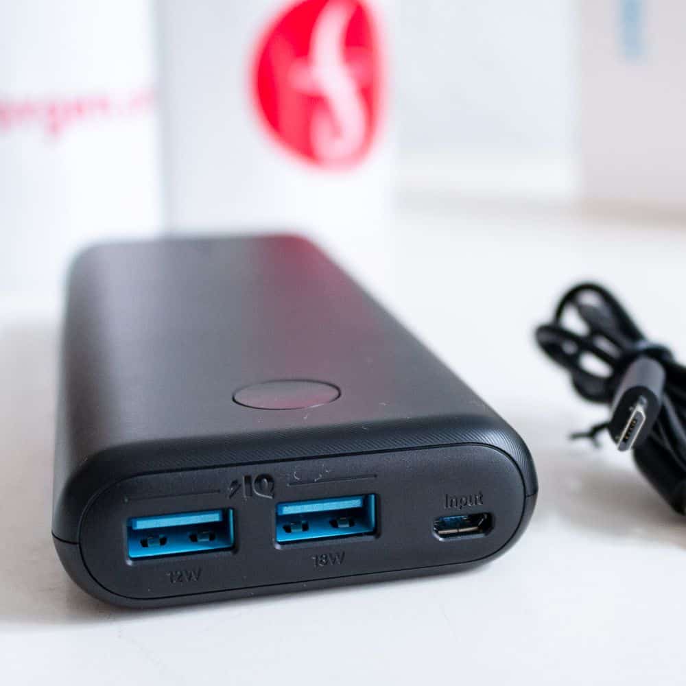 Anker PowerCore 20000 PowerIQ-Anschlüsse