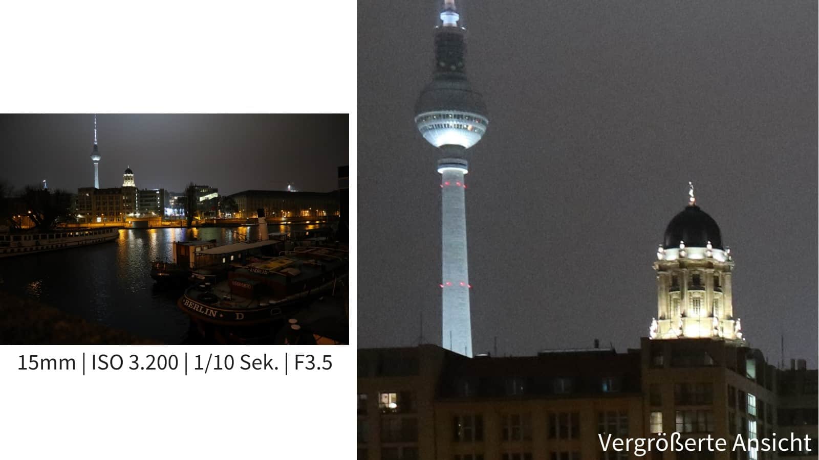 Canon EOS M100 Beispielbild bei Nacht