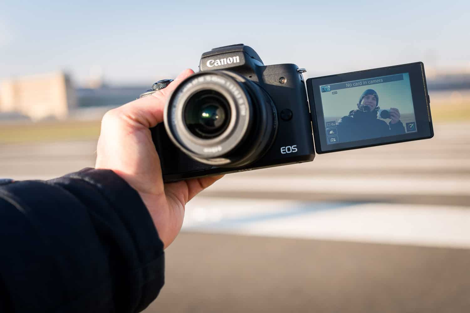 Canon EOS M50 Selfie-Bildschirm