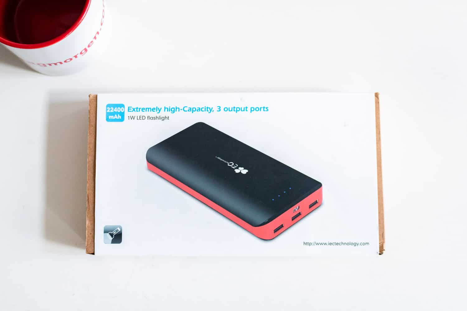 EC Technology 22400 mAh Verpackung