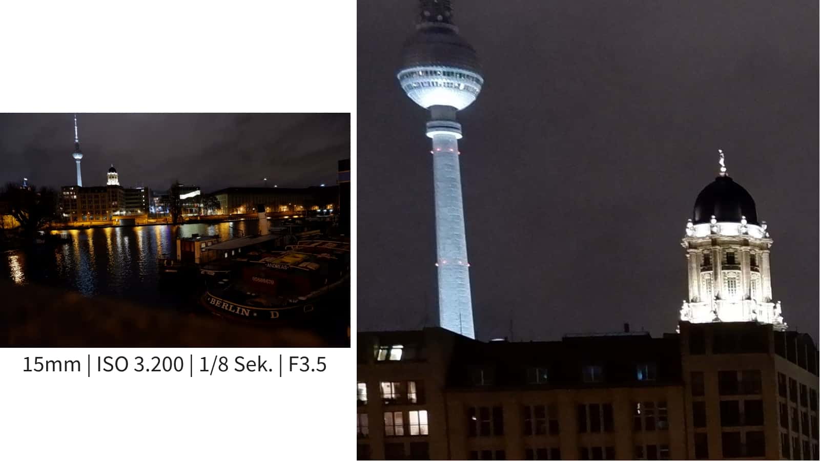 Fujifilm X-T100 Beispielbild bei Nacht