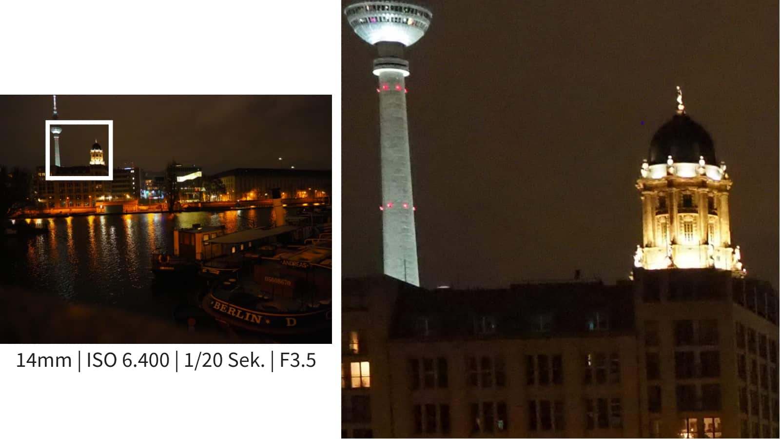 Olympus PEN E-PL9 Beispielbild bei Nacht