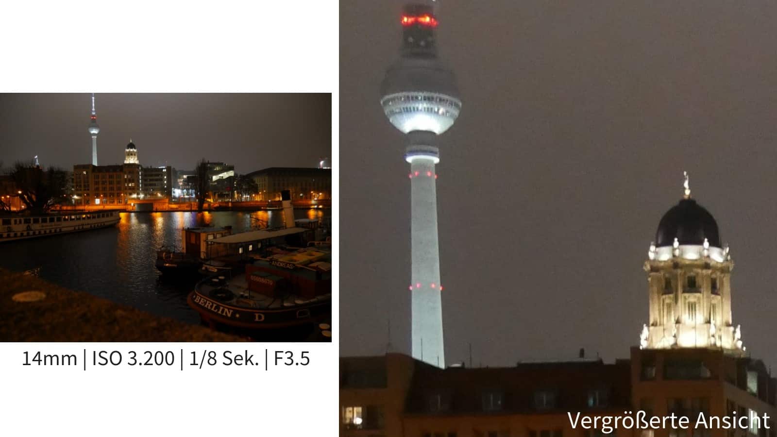 Canon EOS M50 Beispielfoto bei Nacht