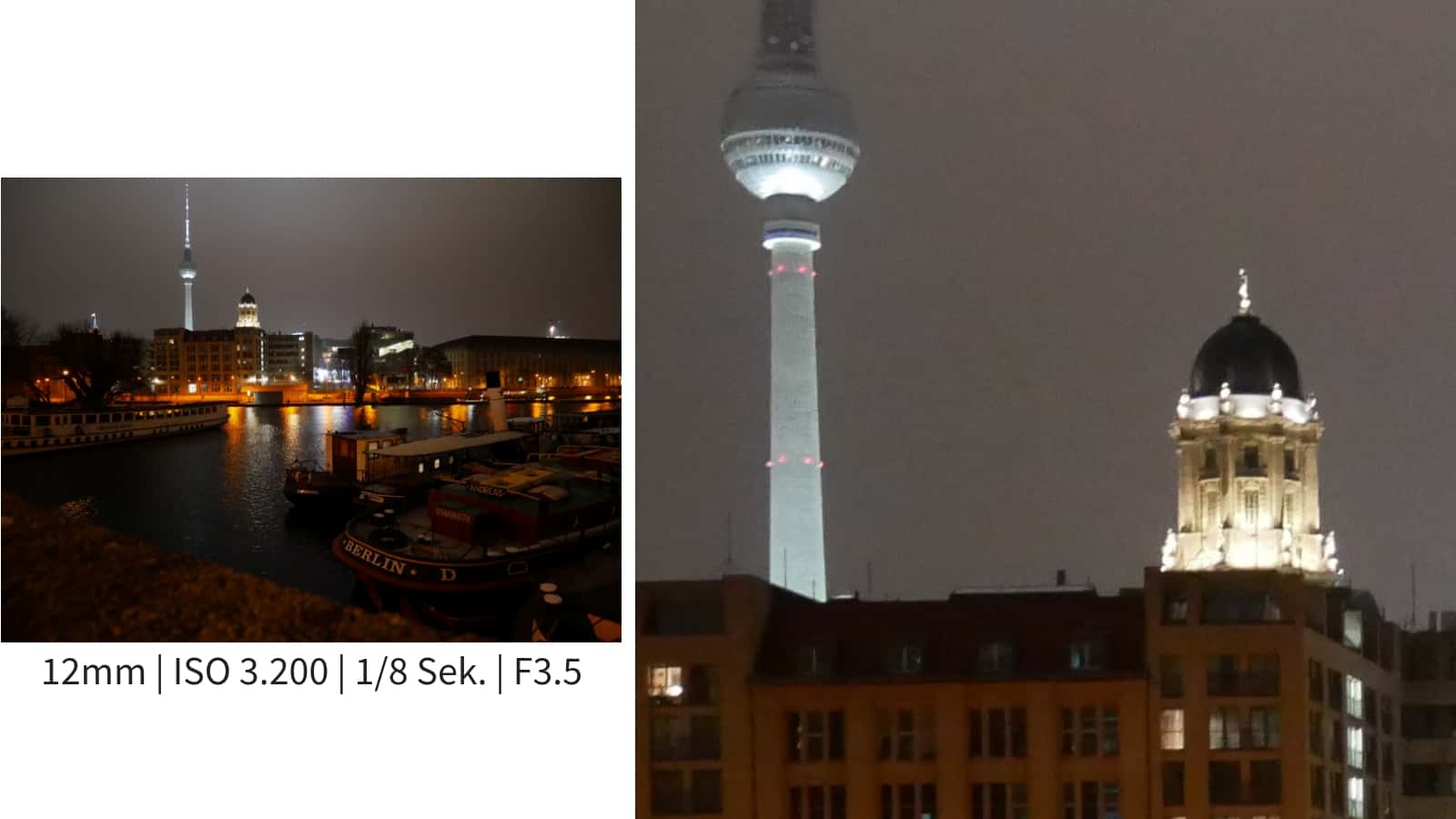 Panasonic Lumix GX80 Beispielbild bei Nacht
