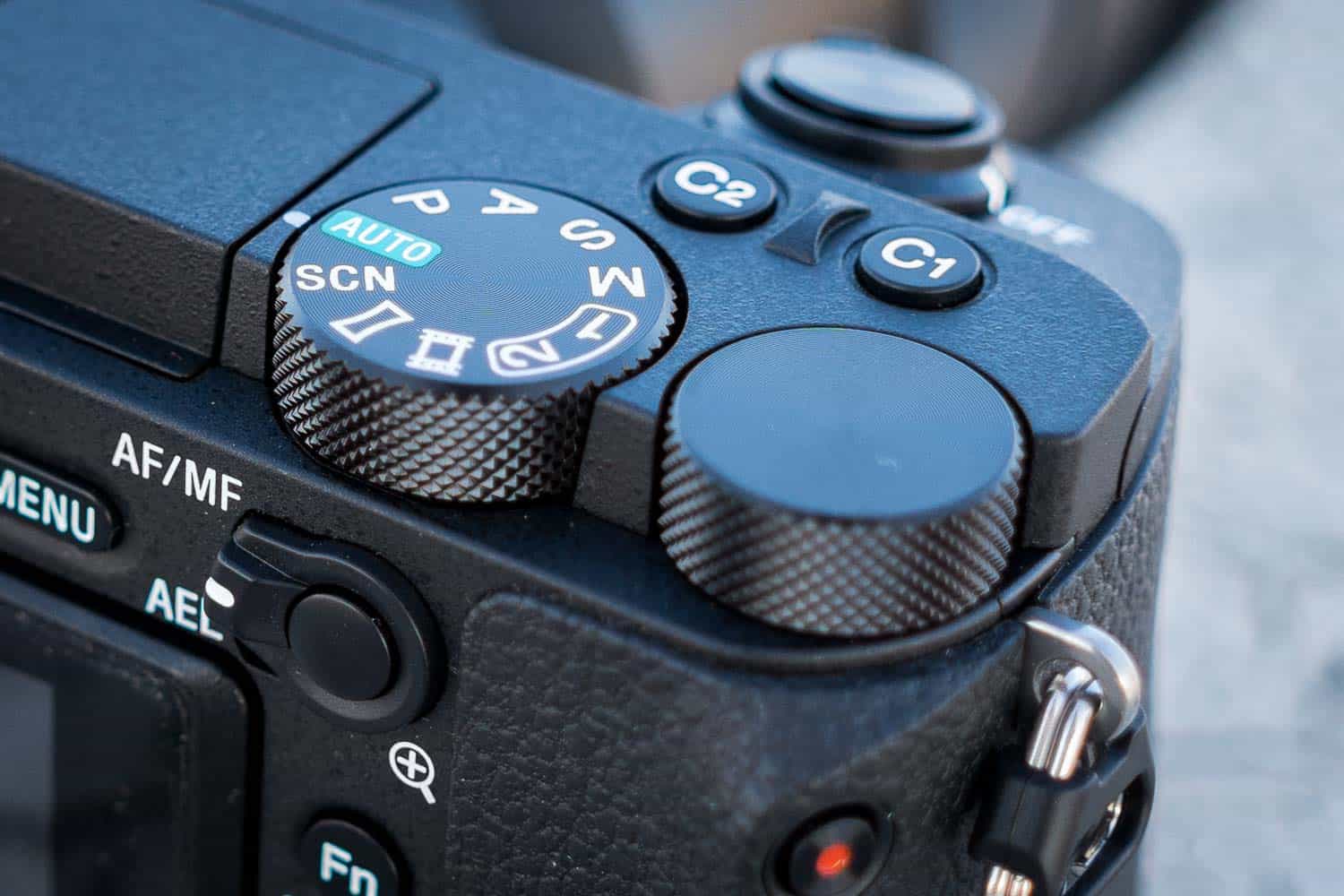 Sony Alpha 6500 Einstellräder