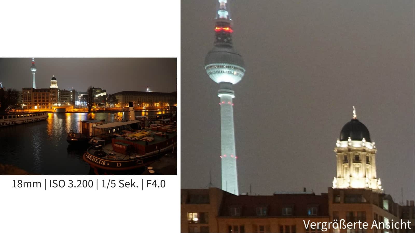 Sony Alpha 6500 Beispielbild bei Nacht