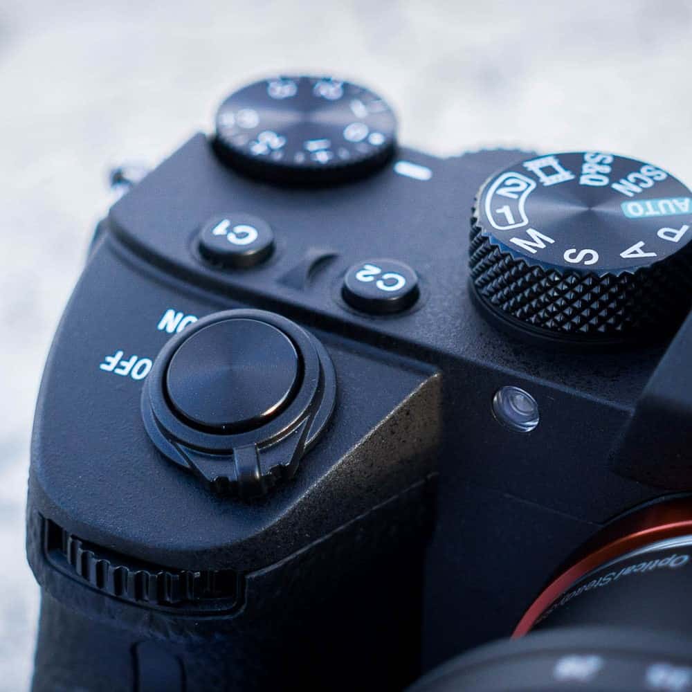 Sony Alpha 7 III Einstellräder vorne