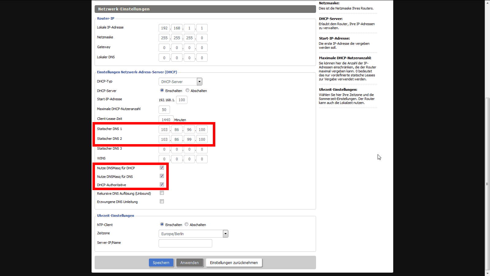 VPN auf Router einrichten NordVPN DHCP