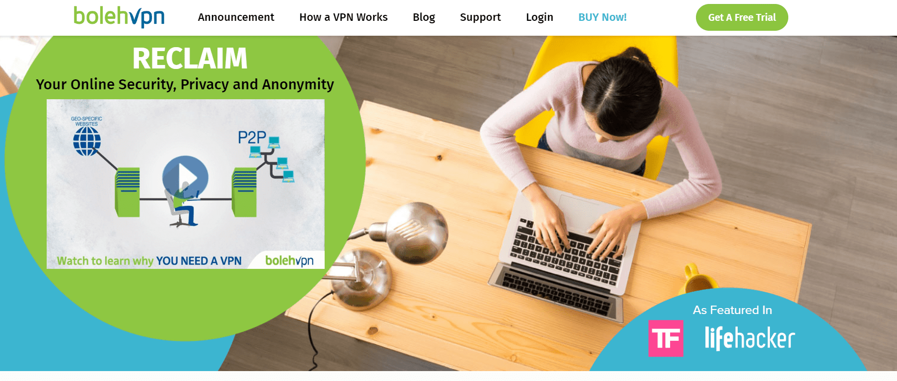VPN for Tor BolehVPN Website