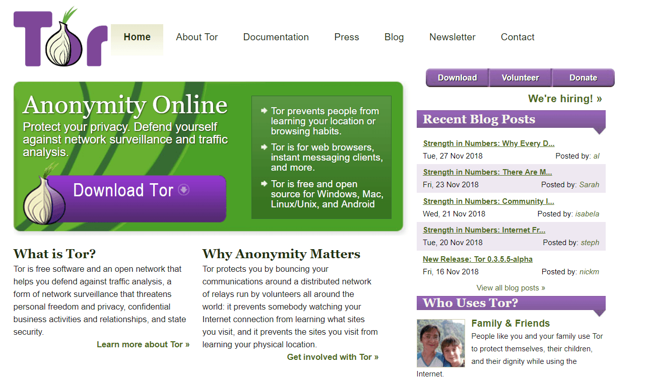 VPN for Tor Torwebsite