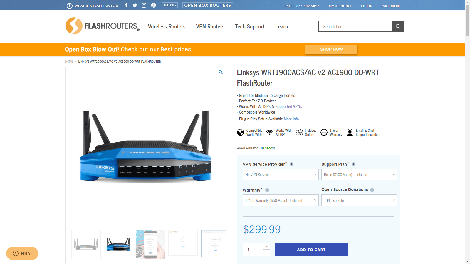 VPN Router einrichten ac1900