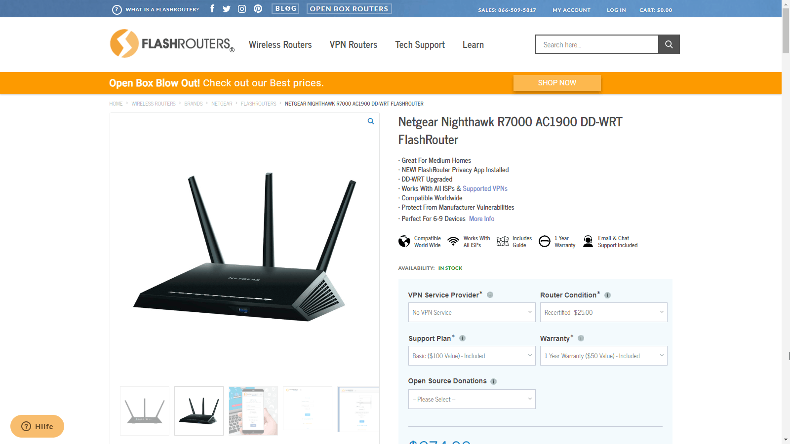 VPN Router einrichten r7000 Flashrouters