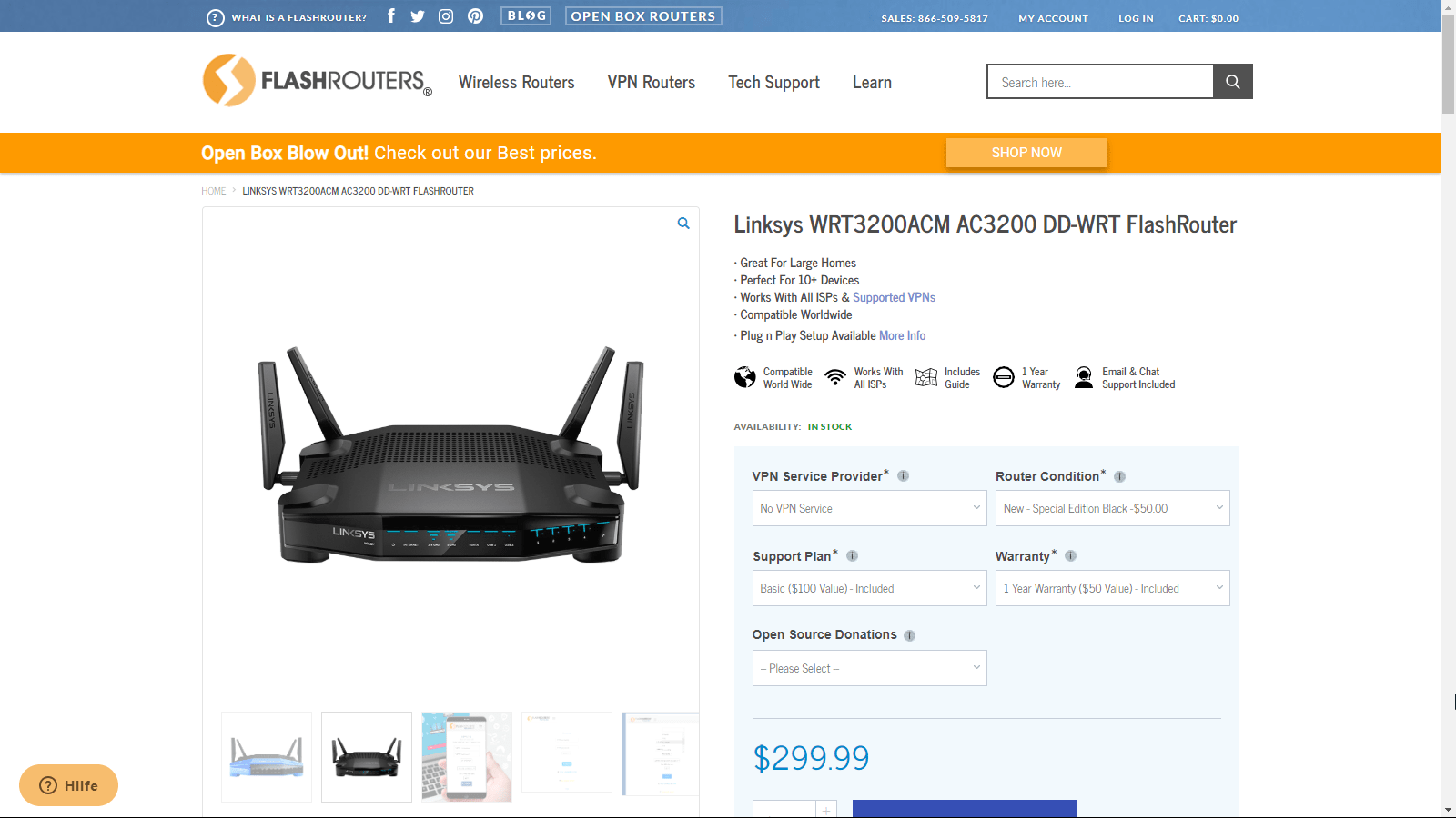 VPN Router einrichten WRT3200ACM