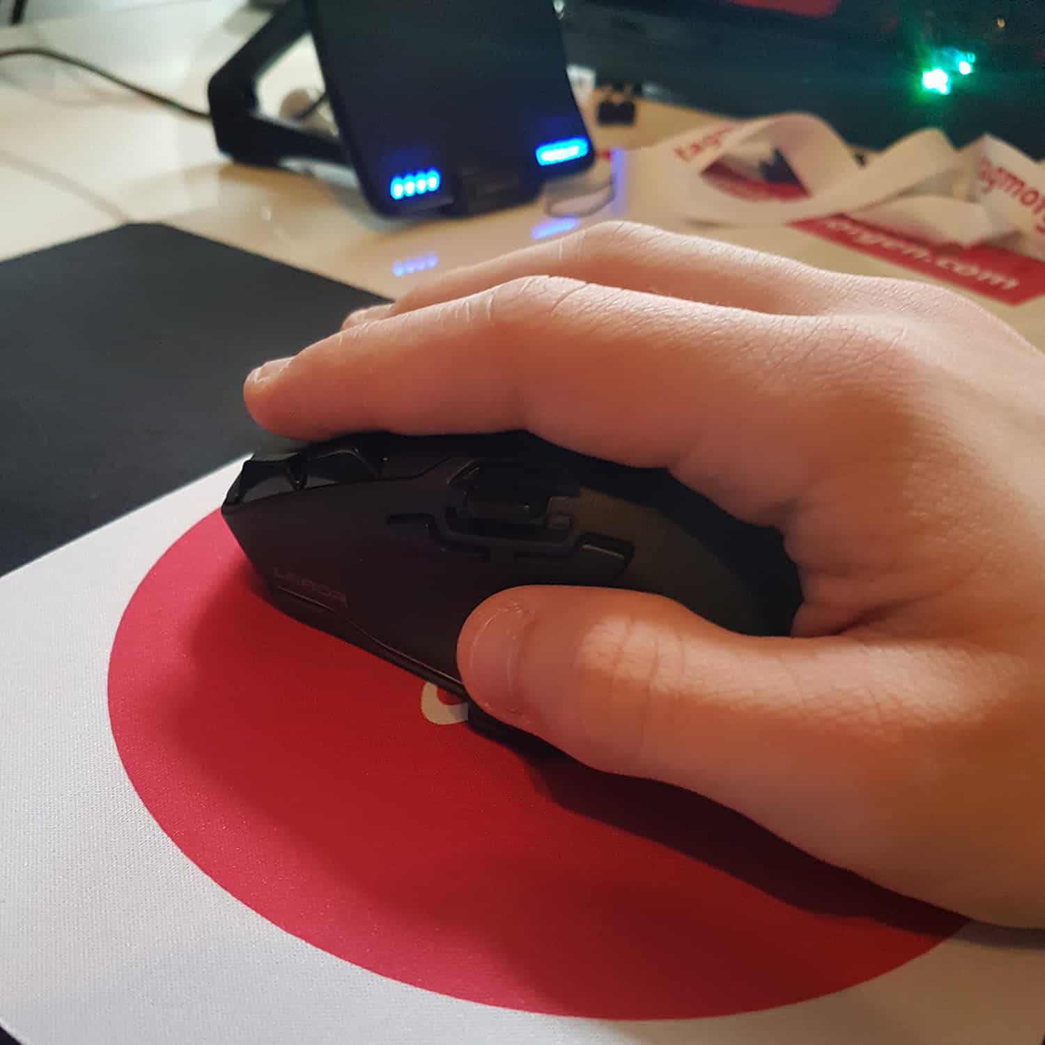 Gaming Maus Test Palm Grip