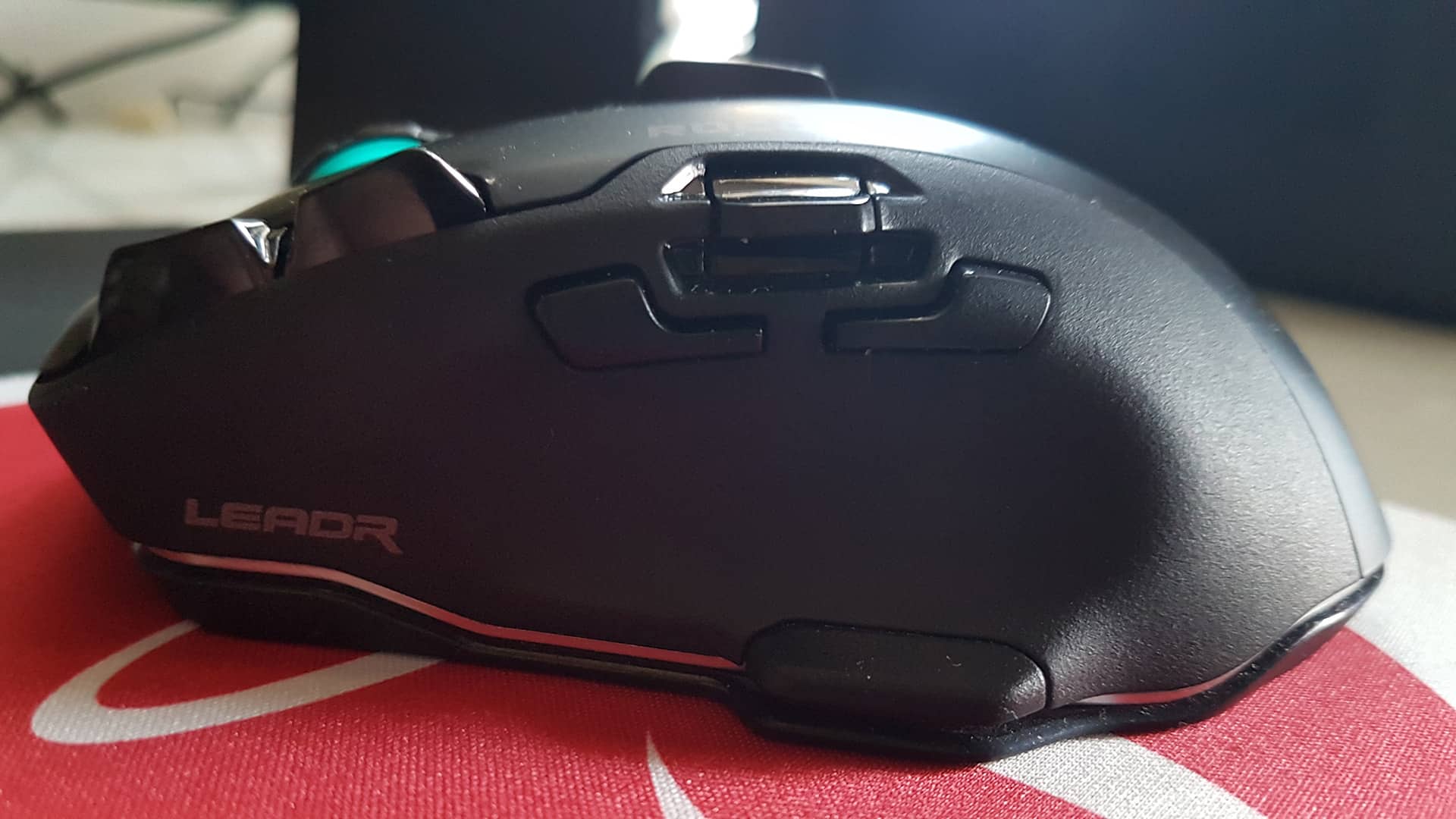 Gaming Maus Test Roccat Leadr Mauspad