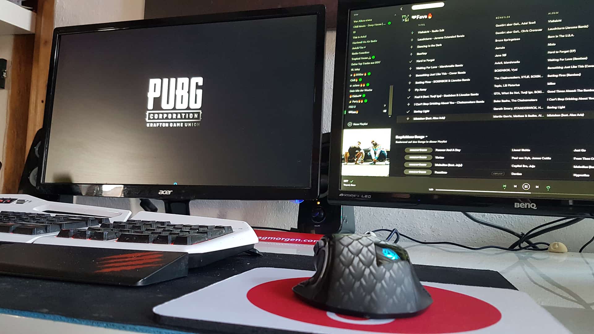 Gaming Maus Test Drakonia Black ingame