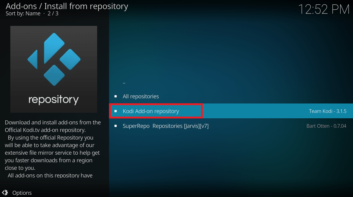 Kodi Add-on installieren – Add-on-Repository
