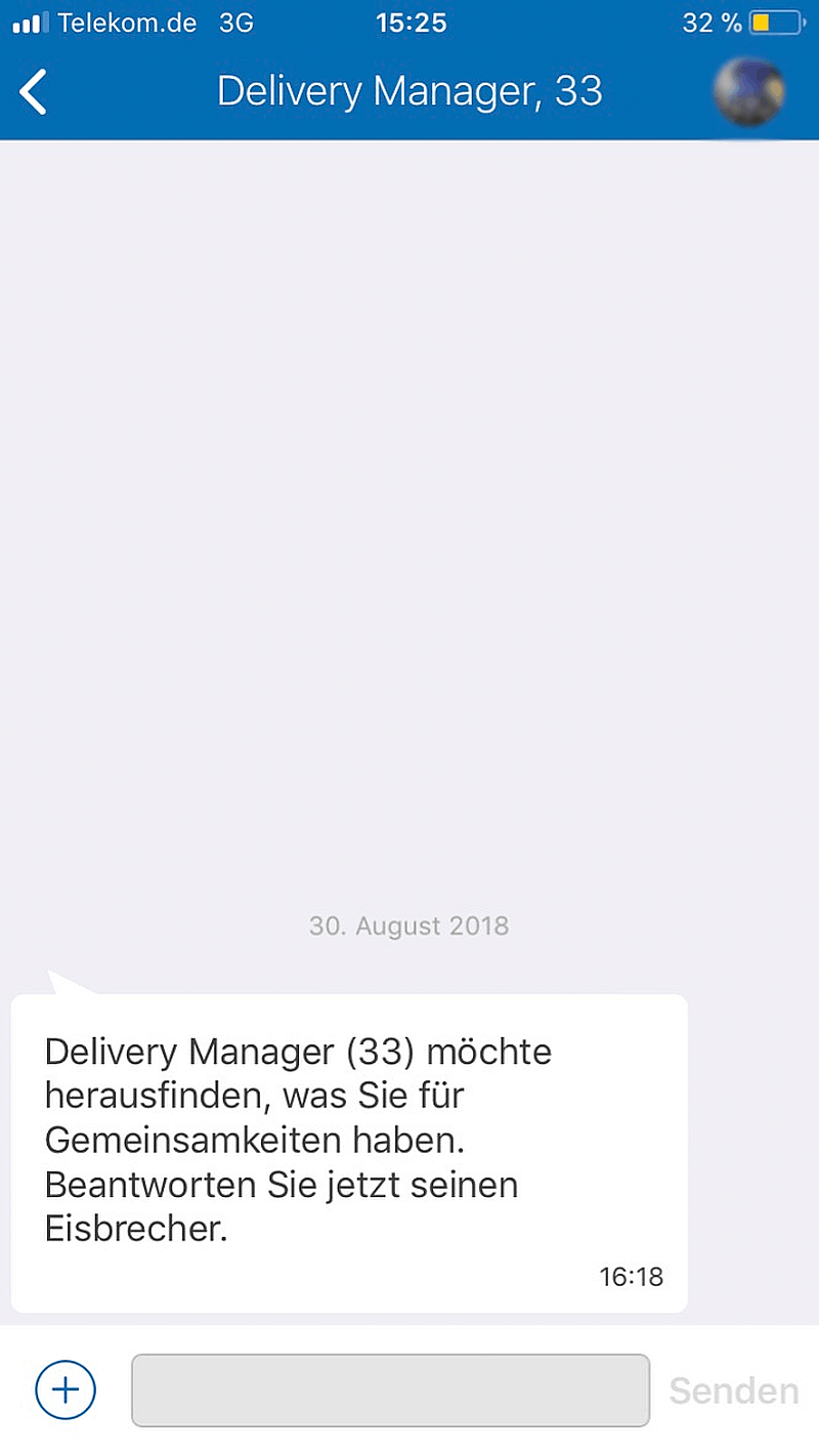 ElitePartner Anfrage