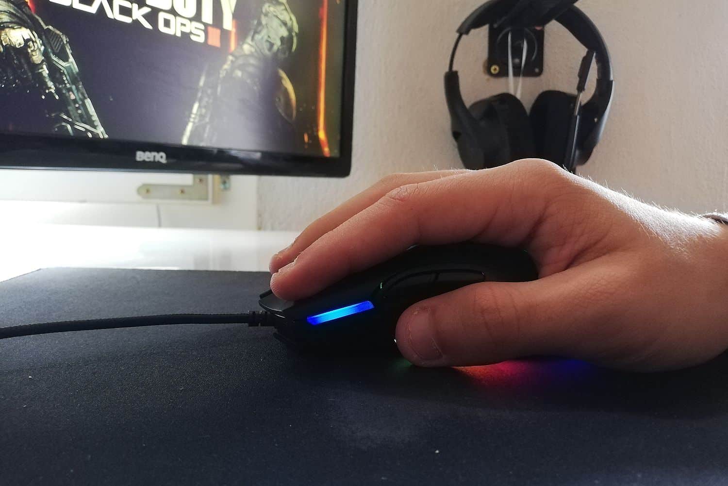 Aukey Gaming-Maus Test – Palm-Grip