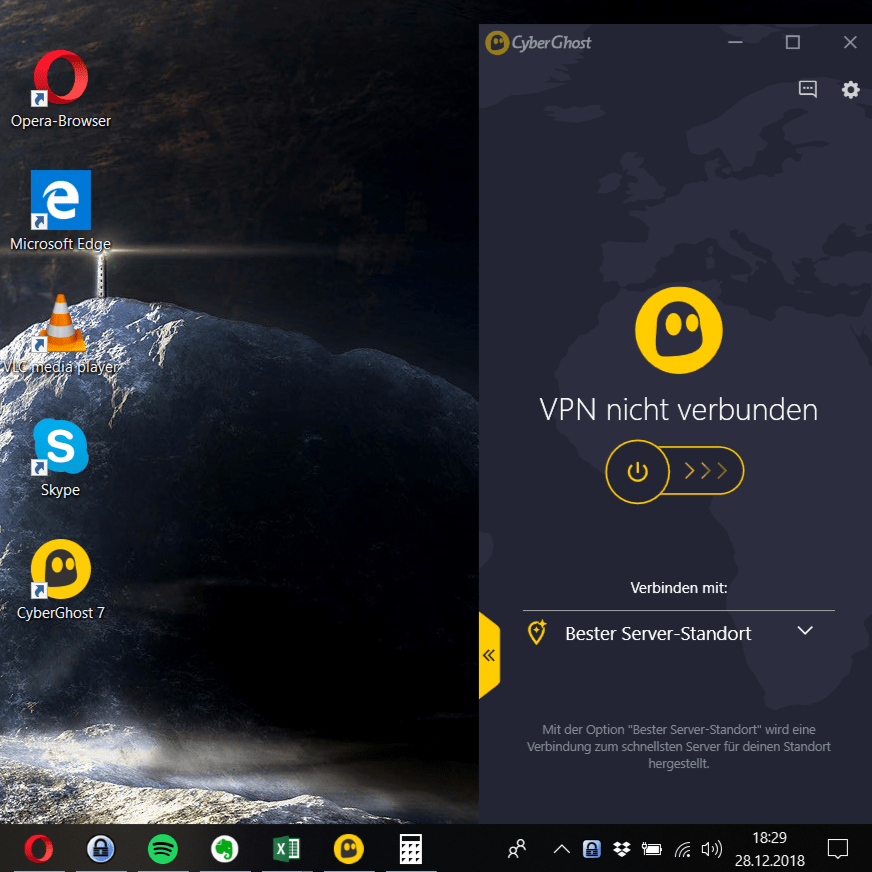 Cyberghost Desktop