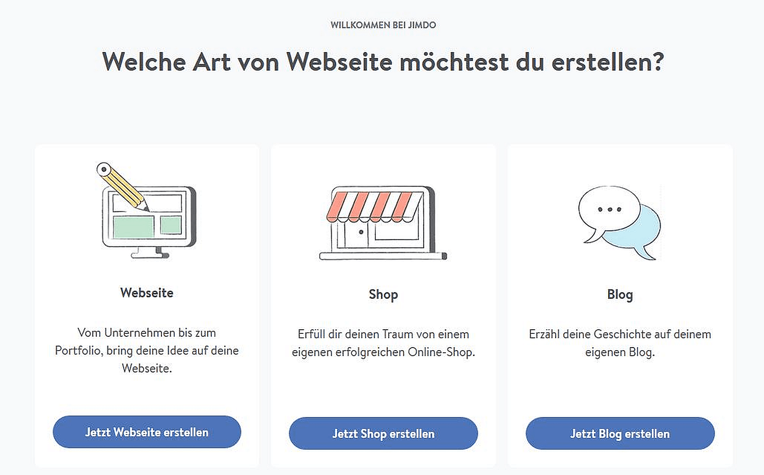 Jimdo Website Art