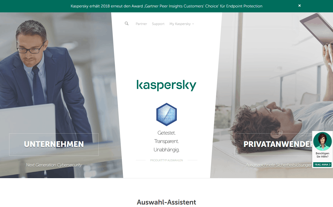 Kaspersky Antivirus Test Website