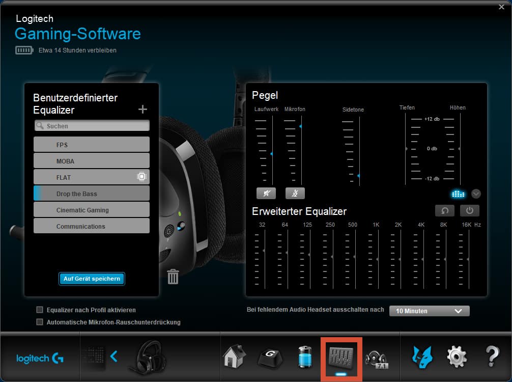 Logitech G Hub Equalizer