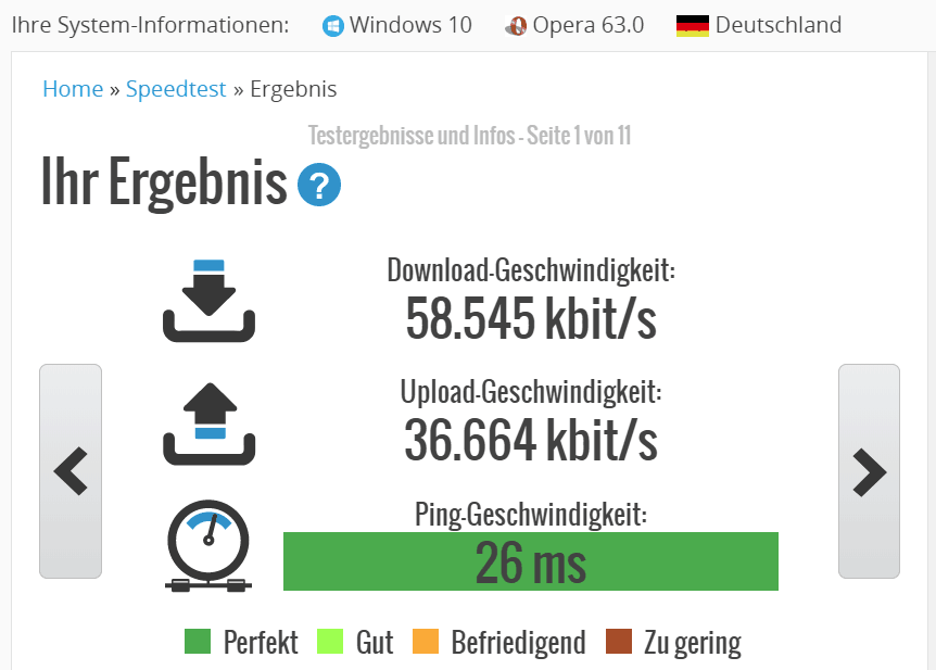 Astrill VPN Speedtest OpenWeb DE