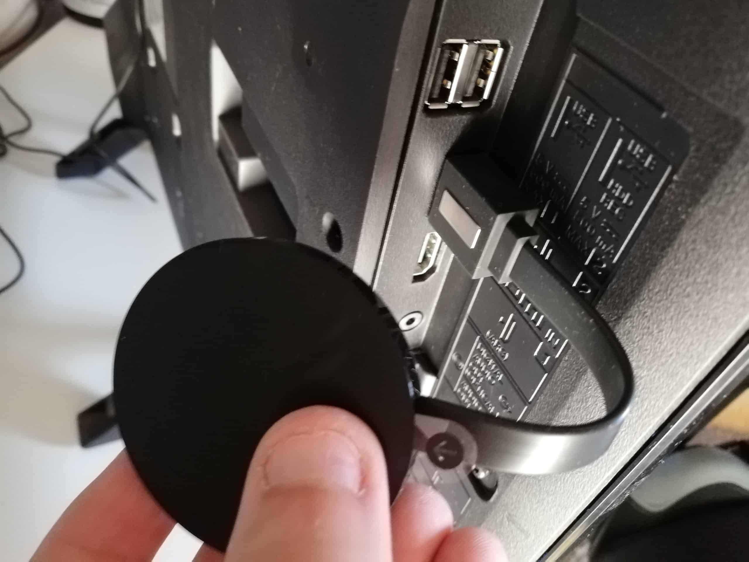 Google Stadia Chromecast am Fernseher