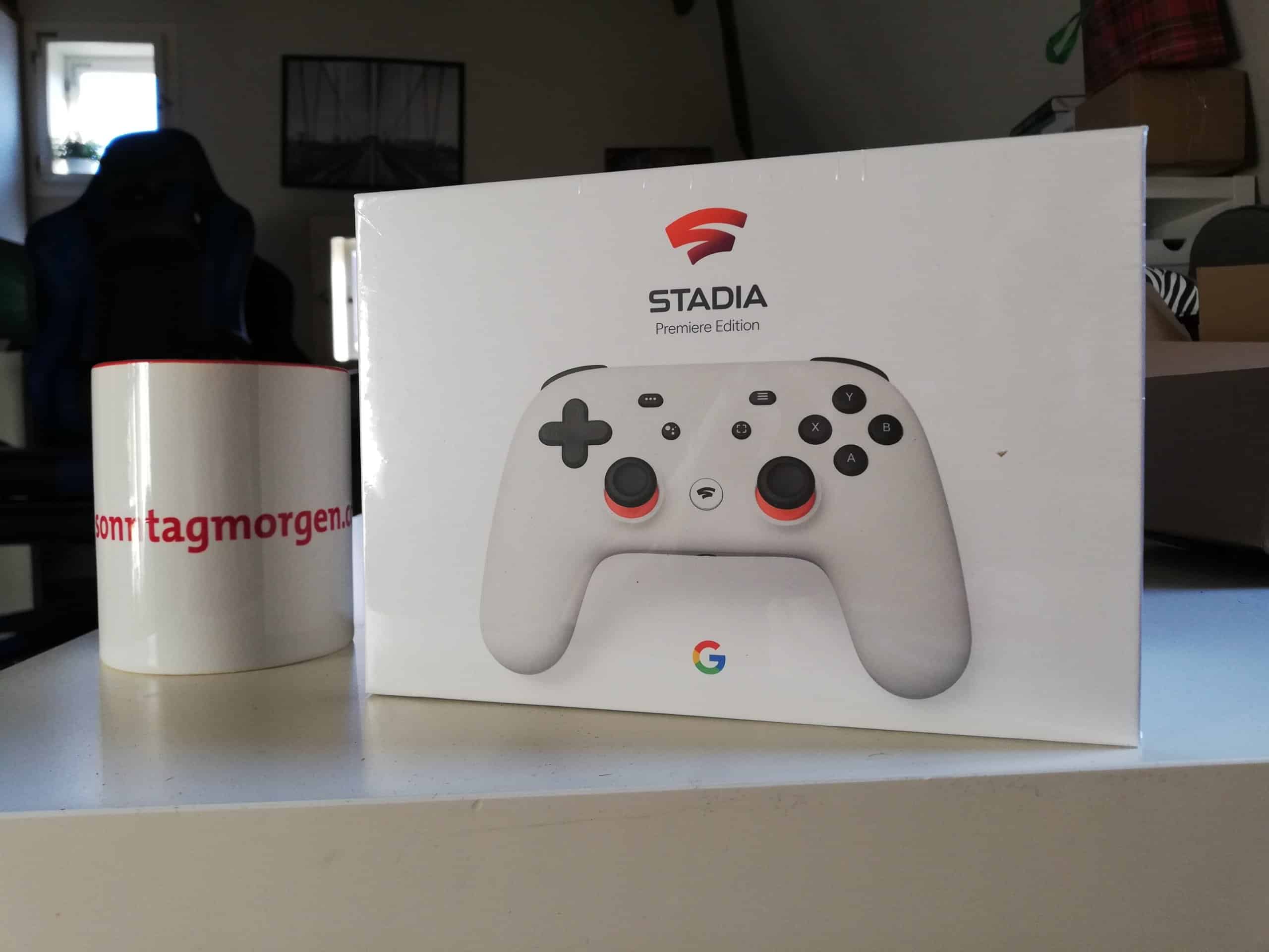 Google Stadia Verpackung