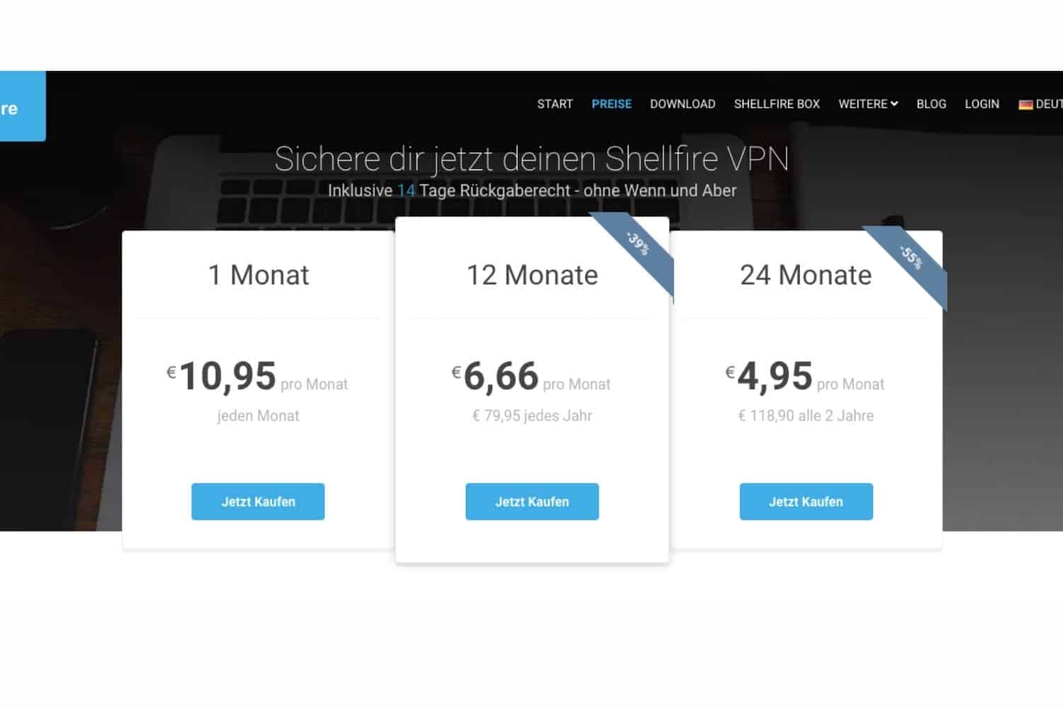 Shellfire – Preise