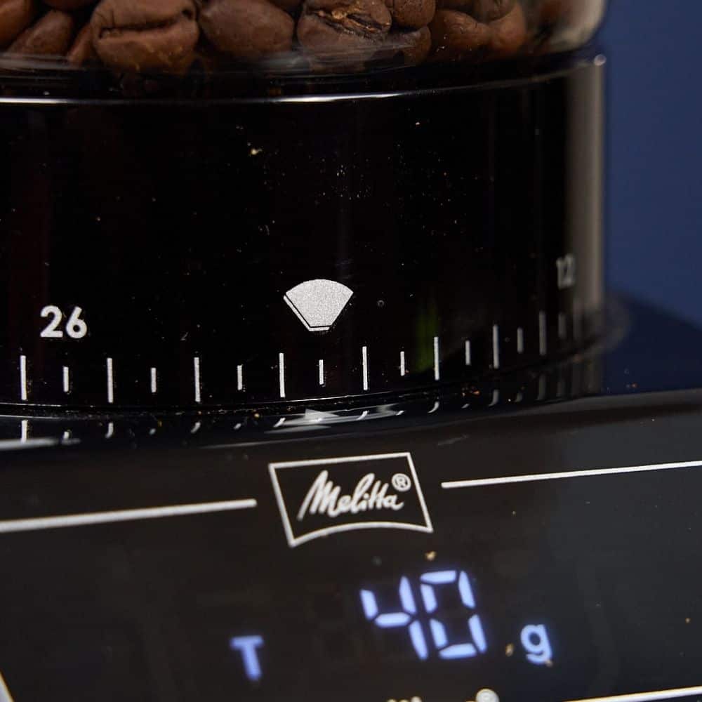 Calibra 2024: Melitta Test integrierter Waage Kaffeemühle mit